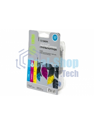 Картридж струйный Cactus CS-C6625A №17 цветной (480 стр., 39 мл.) для HP DJ 816c/817/825/840/841c/842c/843c/845c