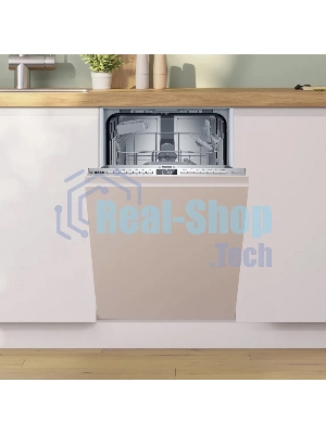 Встраиваемая посудомоечная машина Bosch SPV4EMX10E, серебристый, 44.8 см, 10 компл., 44 дБ, класс C