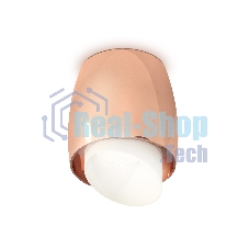 Светильник Ambrella Light XS1144021 PPG/FR золото розовое полированное/белый матовый MR16 GU5.3 (C1144, N7175)