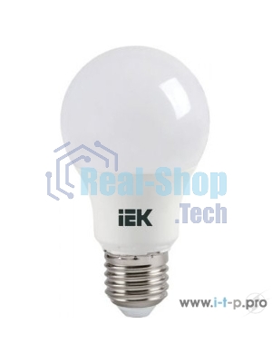 Лампа cветодиодная IEK LLE-A60-7-230-30-E27 ECO A60 шар 7Вт 230В 3000К E27 IEK