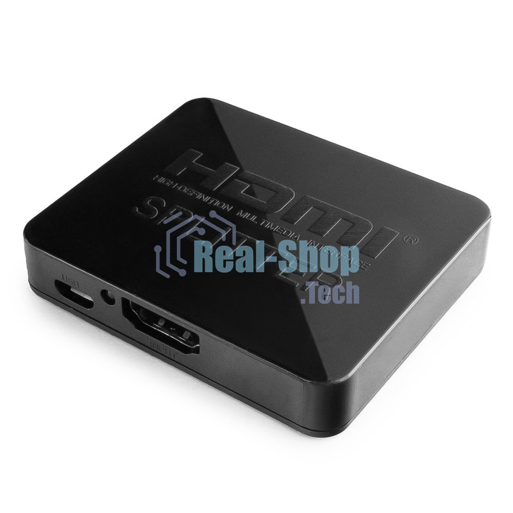 Разветвитель HDMI Cablexpert DSP-2PH4-03, HD19F/2x19F, 1 компьютер => 2 монитора, Full-HD, 3D, 1.4v