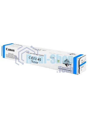 Картридж лазерный Canon C-EXV49C (8525B002) голубой (19 000 стр.) для Canon imageRUNNER ADVANCE серий C3300, C3500, DX C3700, DX C3800