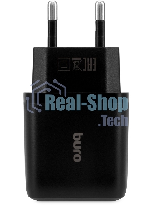 Сетевое зарядное устройство Buro BUWH1 15.5W 3.1A 2xUSB универсальное черный