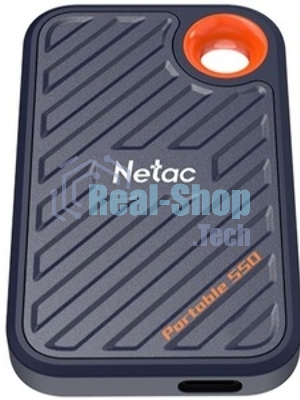 Внешний SSD Netac ZX20, 2TB, USB 3.2 Gen 2x2 Type-C, R/W 2000/1800, черный
