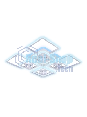Светильник Ambrella light FA289/4+4 WH белый 176W 820*820*120 (ПДУ РАДИО 2.4G)