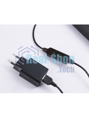 Светильник Ambrella light FL8027 BK черный LED 20W RGB D32*1650 (ПДУ РАДИО 2.4G)
