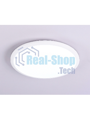 Потолочный светодиодный светильник Ambrella light FZ1231 WH белый IP44 42W 6400К D370*55 (Без ПДУ)