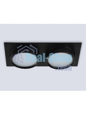 Светильник Ambrella light TN6743/2 BK черный IP44 GX53/2 210*110*57