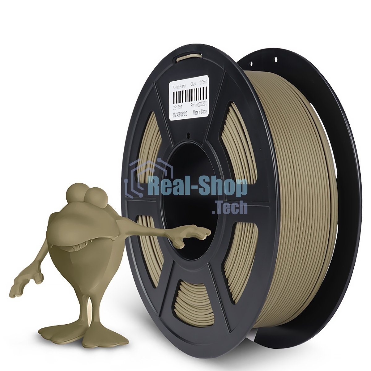 Филамент NVPrint PLA Matte Clay для 3D печати диаметр 1.75мм длина 330 метров масса 1 кг