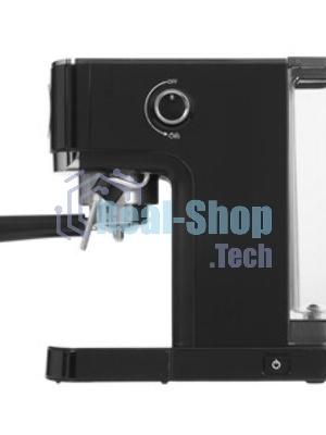 Кофеварка рожковая Korting KCM 1002 EN черный, молотый, 1.2 л, 1350 Вт, 20 бар