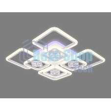Светильник Ambrella light FA289/4+4 WH белый 176W 820*820*120 (ПДУ РАДИО 2.4G)