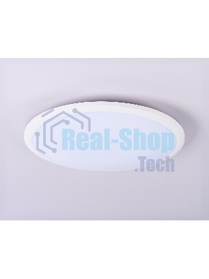 Потолочный светодиодный светильник Ambrella light FZ1231 WH белый IP44 42W 6400К D370*55 (Без ПДУ)