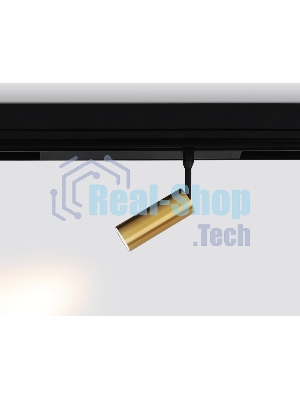Управляемый светодиодный светильник для шинопровода Magnetic Ambrella light GL1203 GD золото IP20 7W 3000K-6400K 220V 36° D35*80 (Без ПДУ)