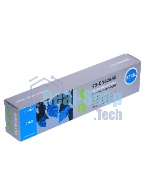 Картридж струйный Cactus CS-CN626AE 971XL голубой (110 мл) для HP Officejet Pro X476dw/X576dw/X451dw