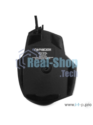 Мышь проводная Гарнизон GM-740G черный, 3200 dpi, USB, кнопки - 7