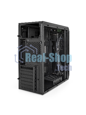 Компьютерный корпус Miditower ExeGate EX287366RUS XP-334UC-XP350 (ATX, XP350 с вент. 12см, 1*USB+1*USB 3.0+1*TypeC, аудио, черный)