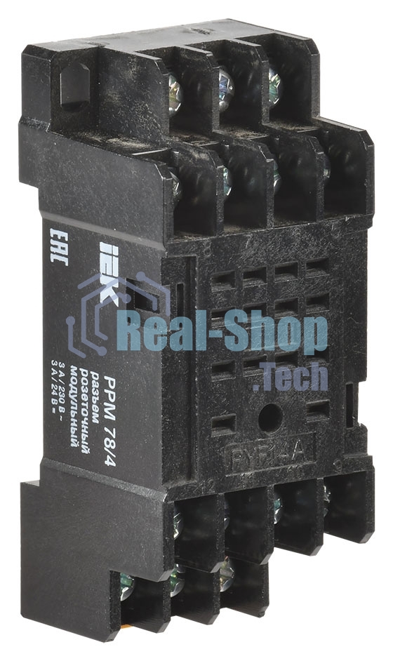 Разъем РРМ78/4(PYF14A) для РЭК78/4(MY4) модульный RRP20D-RRM-4 IEK