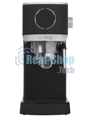 Кофеварка рожковая Korting KCM 1002 EN черный, молотый, 1.2 л, 1350 Вт, 20 бар