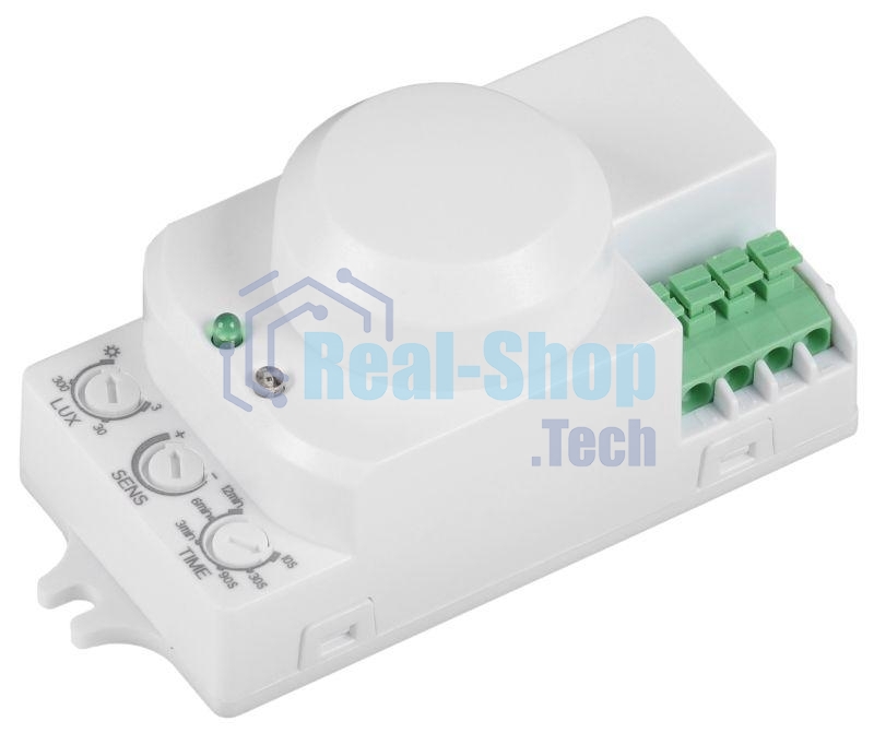 Детектор движения ДД-МВ 201 1200Вт 360град. 8М IP20 бел. IEK LDD11-201MB-1200-001