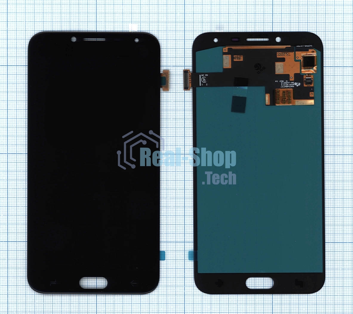 Дисплей для Samsung Galaxy J4 2018 SM-J400F в сборе с тачскрином (OLED) черный