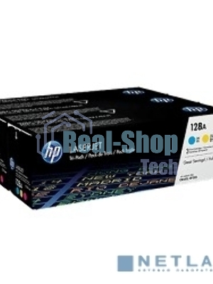 Картридж лазерный комплект HP CF371AM голубой/пурпурный/желтый для LaserJet PRO CP1525N/CP1525NW (3 х 1300)