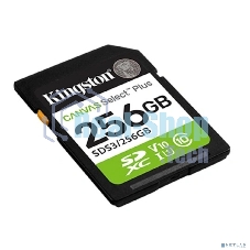 Флеш карта SDXC UHS-I Kingston Canvas Select Plus 256 Gb, 150 МБ/с, Class 10, SDS3/256Gb