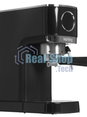 Кофеварка рожковая Korting KCM 1002 EN черный, молотый, 1.2 л, 1350 Вт, 20 бар