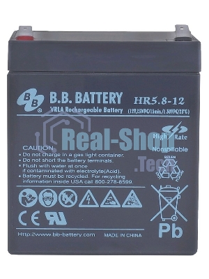 Батарея для ИБП B.B.Battery HR 5.8-12 (12V 5.8Ah)