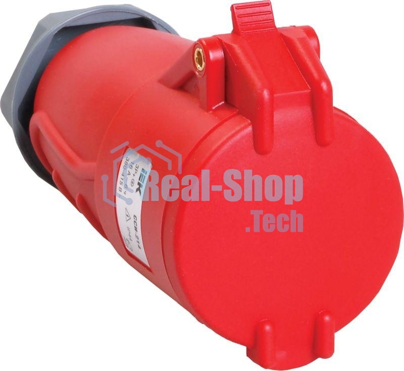Розетка переносная IEK PSN22-016-4 ССИ-214 16А-6ч/380-415В 3Р + РЕ IP44 MAGNUM IEK