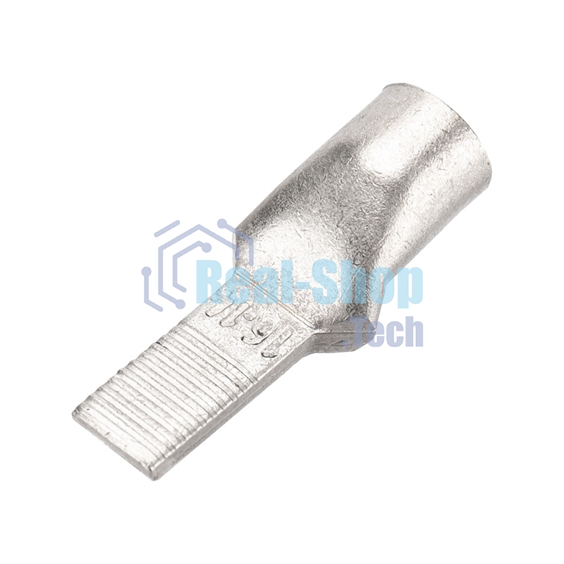 Наконечник штифтовой Rexant медный луженый НШМЛ 16-5,5х14 (16 мм² - Ø5,5мм) (в упак. 50 шт.)
