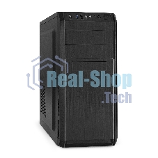 Компьютерный корпус Miditower ExeGate XP-334UC-XP400 (ATX, XP400 с вент. 12см, 1хUSB/1хUSB 3.0/1хTypeC, аудио, черный)