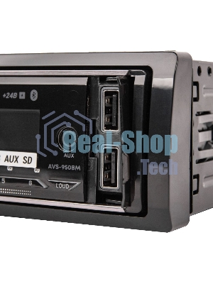 Автомагнитола ACV AVS-950BM, 1 DIN, Bluetooth, USB Type-A, AUX
