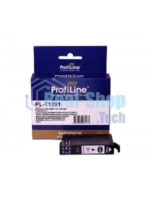 Картридж струйный ProfiLine PL-T1291 для принтеров Epson Stylus SX230/SX235/SX420/SX425/SX430/SX435/SX438/SX440/SX445/SX525/SX535/SX620/Stylus Office B42/BX305/BX320/BX525/BX535/BX625/BX630/BX635/BX925/BX935/WorkForce 7015/7515/7525 с чернилами Black