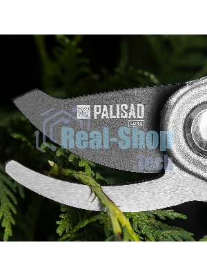 Секатор прямого реза Palisad LUXE 205 мм, алюминиевые рукоятки в ПВХ-оболочке