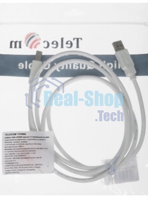 Кабель AM/BM USB2.0 1.8м TELECOM, TC6900-1.8M 