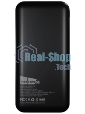 Внешний аккумулятор MORE CHOICE (4620202558275) РВ39-10 10000mAh Dark Grey