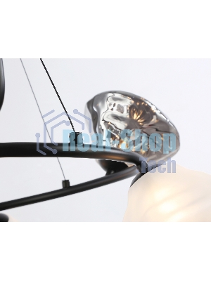 Светильник Ambrella light LH15003/6 BK/FR/SM черный/белый матовый/дымчатый G9*6 max 40W D630*1150