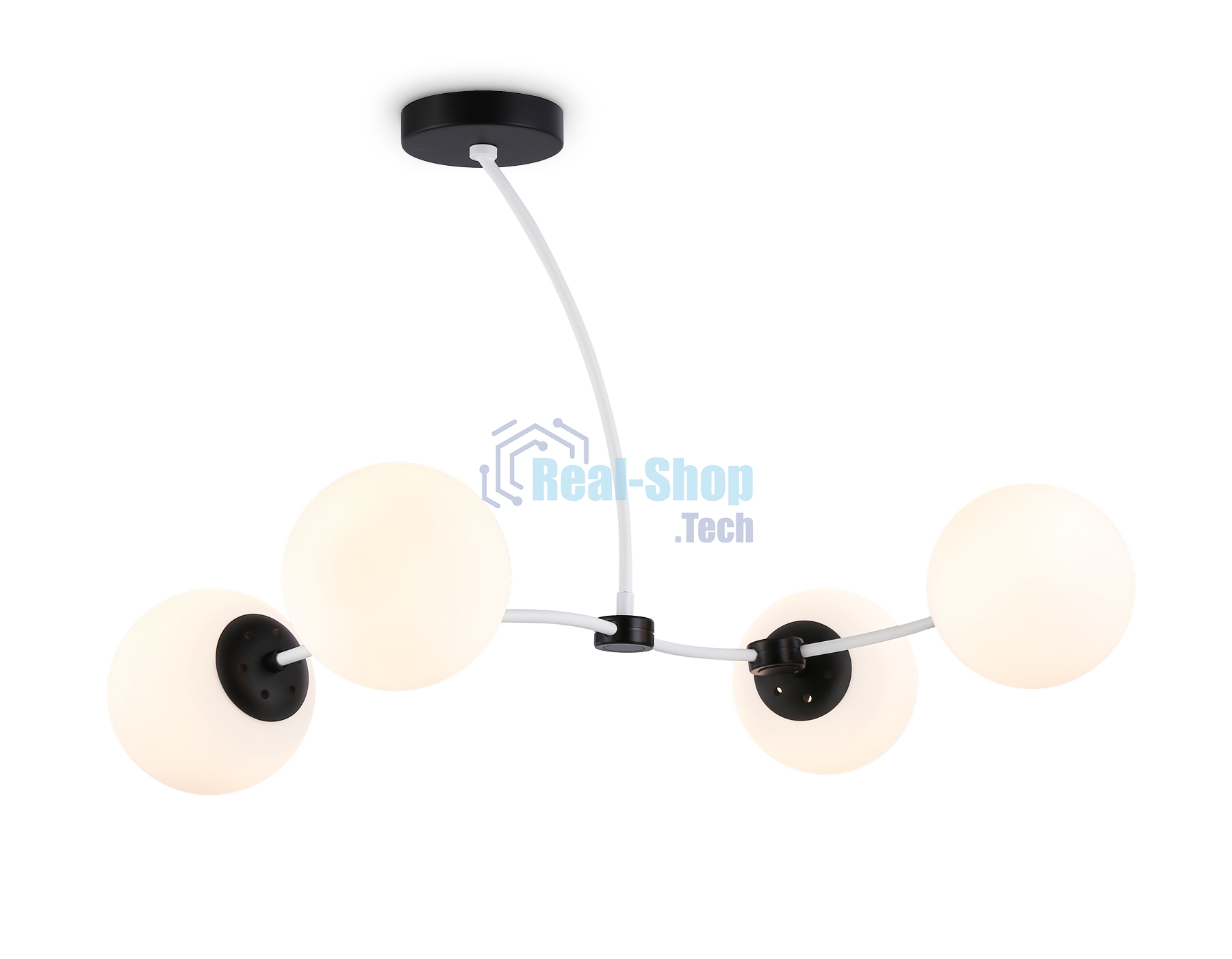 Светитльник Ambrella Light TR2542/4 WH/BK белый/черный E27/4 max 60W 700*450*450