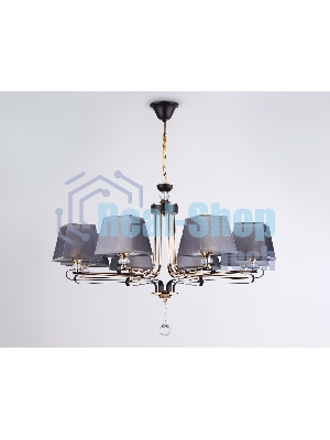 Светильник Ambrella light TR4618/8 CF/FGD кофе/золото E27/8 max 40W D760*810