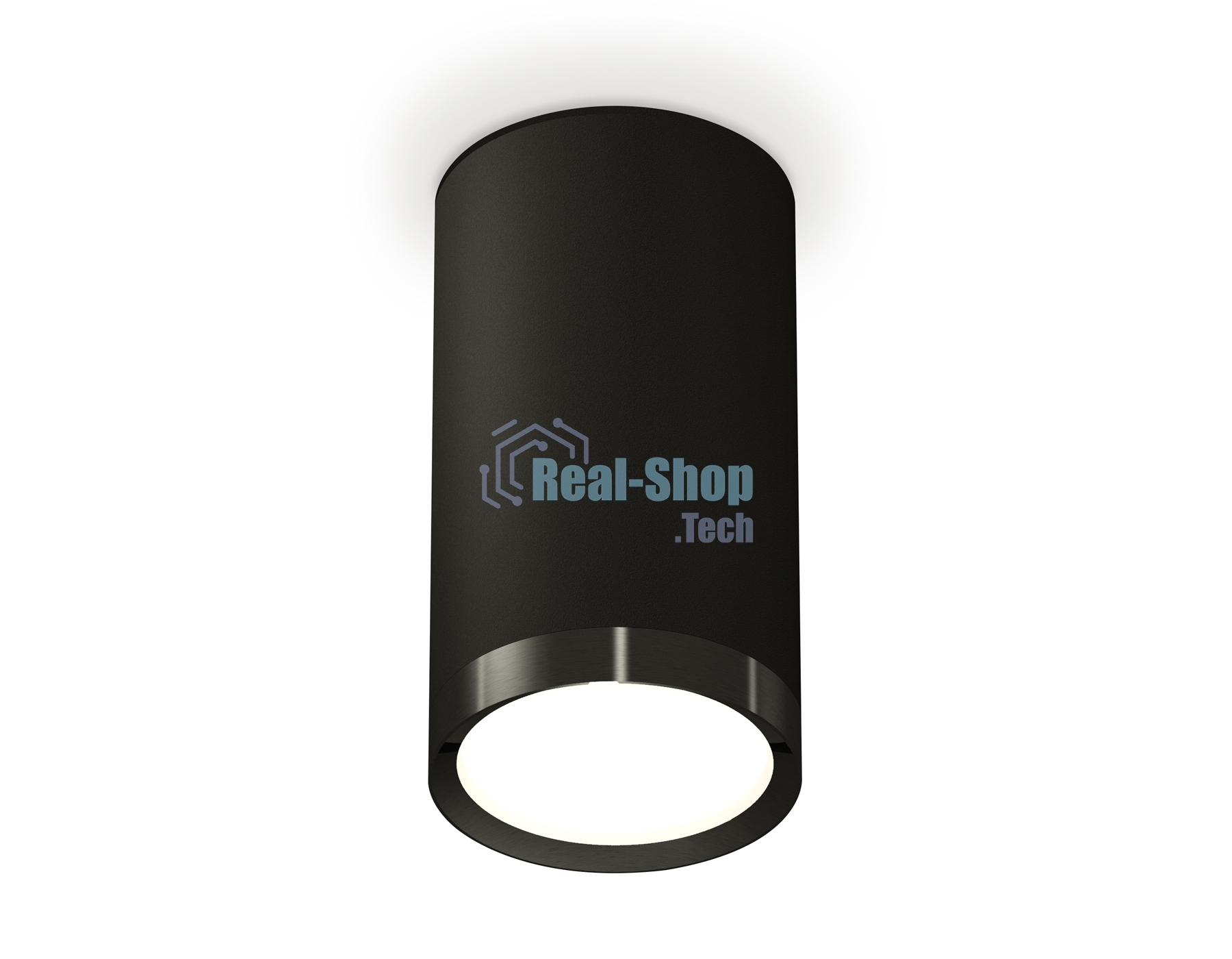 Светильник Ambrella Light XS8162001 SBK/PBK черный песок/черный полированный GX53 (C8162, N8113)