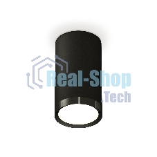 Светильник Ambrella Light XS8162001 SBK/PBK черный песок/черный полированный GX53 (C8162, N8113)