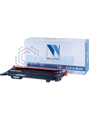 Картридж лазерный NVPrint совместимый Samsung CLT-K406S Black для CLP-360/365/368/CLX-3300/3305 (1500k)
