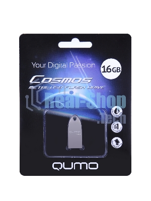 Флешка USB 2.0 QUMO 16Gb, Cosmos QM16GUD-Cos