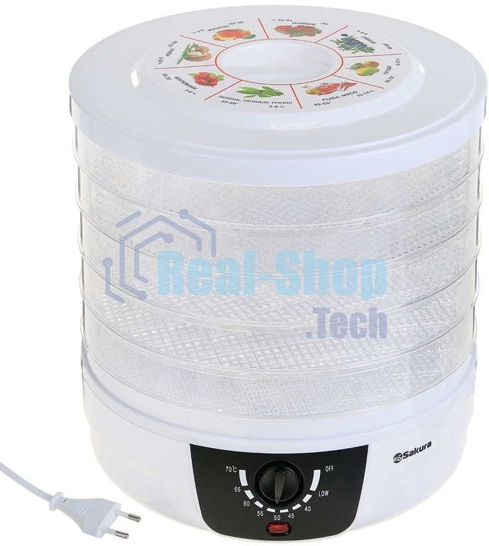 Сушилка для овощей и фруктов Sakura SA-7806