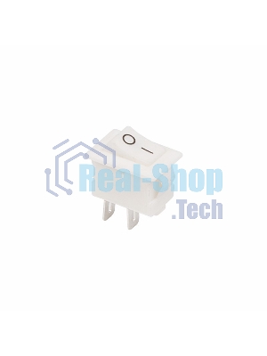 Выключатель клавишный Rexant 250V 3А (2с) ON-OFF белый Micro