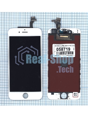 Дисплей для Apple iPhone 6 в сборе с тачскрином (Foxconn) белый