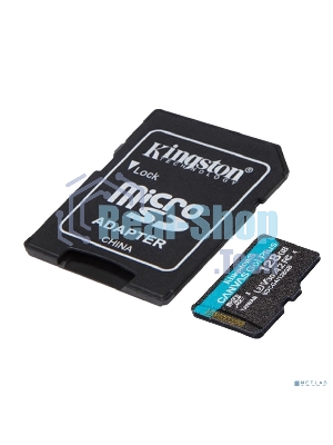 Флеш карта microSDXC 128Gb Kingston SDCG4/128Gb Canvas Go! Plus V30 A2 + adapter