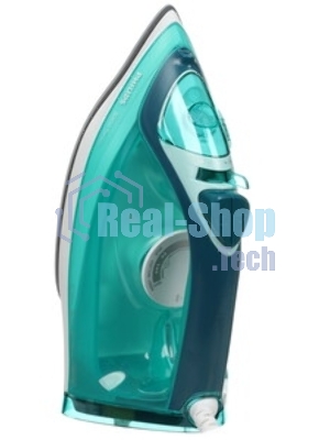 Утюг Philips DST3030/70 бирюзовый, 2400 Вт, 40 г/мин, 180 г/мин, 300 мл