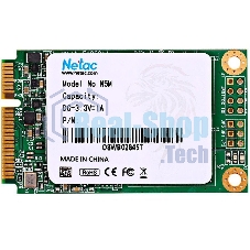 Накопитель SSD Netac N5M, 2048GB, mSATA, R/W 545/500
