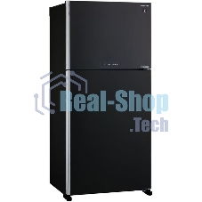 Холодильник Sharp SJ-XG60PMBK черный двухкамерный 422/178 л морозилка сверху, No Frost